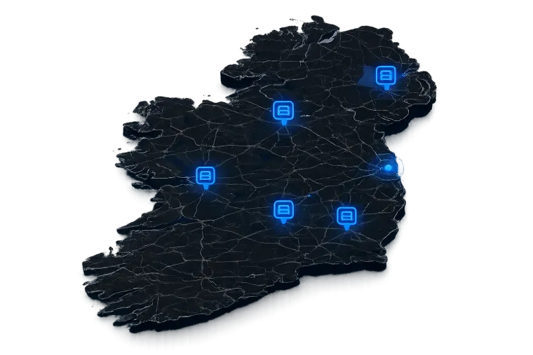 Live fleet map of Ireland