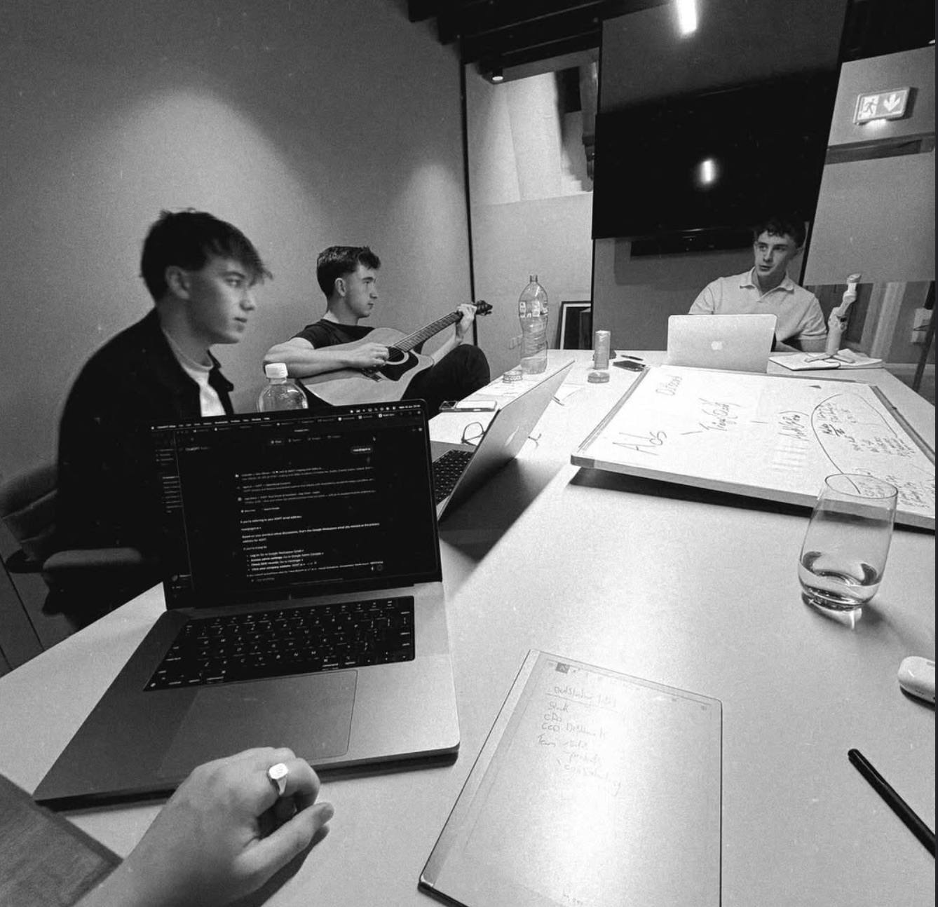 The ACMR team building custom software